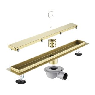 Трап для душа под плитку 60см Savol S-DL01C-60 матовое золото